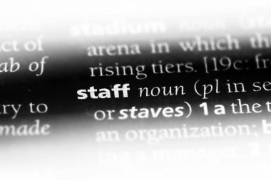 personel Word'de bir sözlük. personel kavramı.