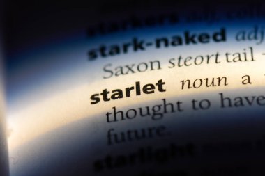 yıldız Word'de bir sözlük. yıldız kavramı.