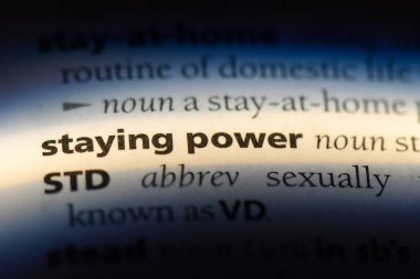 dayanma gücü Word'de bir sözlük. dayanma gücü kavramı.