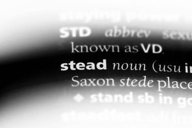 bir sözlüğü'ndeki sözcüğü yerine. yerine kavramı.