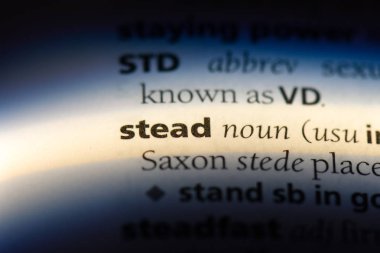 bir sözlüğü'ndeki sözcüğü yerine. yerine kavramı.