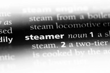 bir sözlüğü'ndeki vapur sözcüğü. Vapur kavramı.