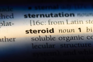 steroid tek kelimeyle bir sözlük. steroid kavramı.