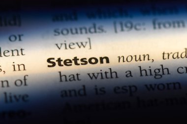 Stetson Word'de bir sözlük. Stetson kavramı.