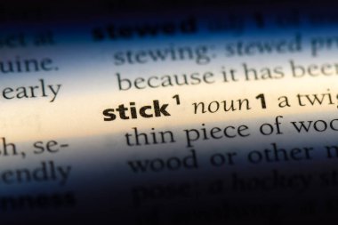 sözcük sözlükte sopa. sopa kavramı.