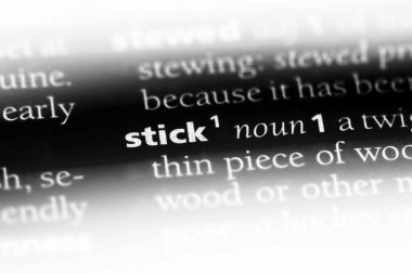 sözcük sözlükte sopa. sopa kavramı.