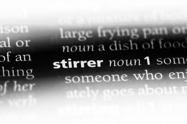 karıştırıcı Word'de bir sözlük. karıştırıcı kavramı.