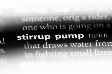 üzengi pompa sözcük sözlüğe. üzengi pompa kavramı.