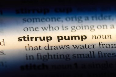 üzengi pompa sözcük sözlüğe. üzengi pompa kavramı.