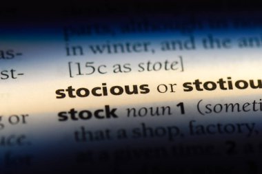 stocious sözcük sözlüğe. stocious kavramı.