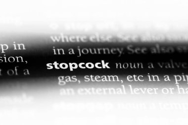 stopcock sözcük sözlüğe. stopcock kavramı.