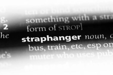 straphanger sözcük sözlüğe. straphanger kavramı.
