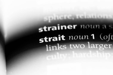 Boğaz tek kelimeyle bir sözlük. Boğaz kavramı.