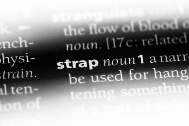 kayış Word'de bir sözlük. kayış kavramı.