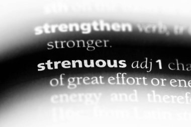 bir sözlüğü'ndeki yorucu sözcüğü. yorucu kavramı.