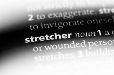 Sedye Word'de bir sözlük. Sedye kavramı.