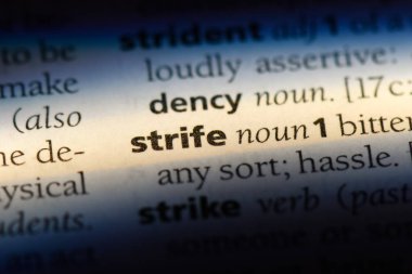 çekişme Word'de bir sözlük. çekişme kavramı.