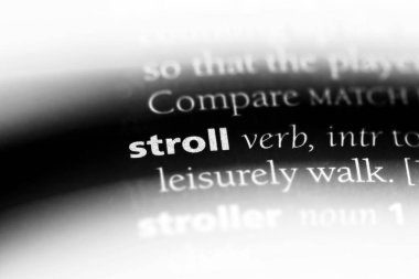 bir sözlüğü'ndeki sözcüğü yürüyüş yapın. yürüyüş kavramı.