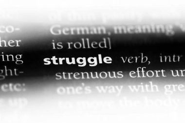 mücadele word Sözlük içinde. mücadele kavramı.