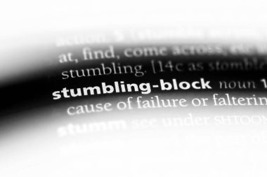 bir sözlüğü'ndeki engel sözcüğü. engel kavramı.