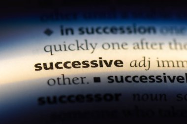 Art arda gelen sözcük sözlüğe. birbirini izleyen kavramı.