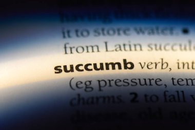 bir sözlüğü'ndeki sözcüğü yenik düşer. kavram yenik.