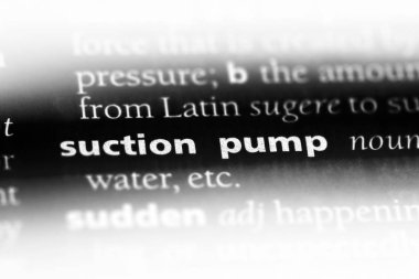 Pompa emiş ağzından Word'de bir sözlük. Pompa emiş ağzından kavramı.