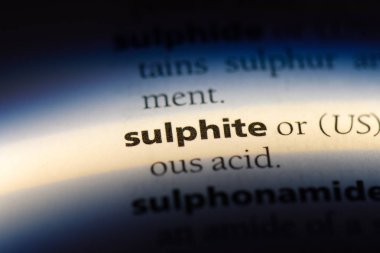 sülfit Word'de bir sözlük. sülfit kavramı.