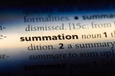 bir sözlüğü'ndeki Toplam sözcüğü. Toplam konsept.