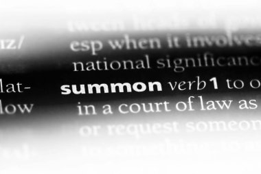 bir sözlüğü'ndeki sözcüğü çağır. kavram çağırmak.