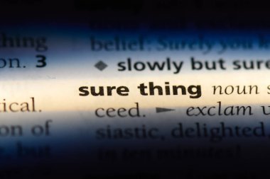 Tabii ki Word'de bir sözlük. Tabii ki kavramı.