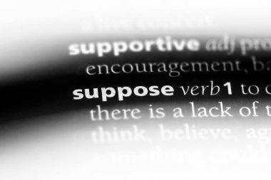 sözcük sözlükte varsayalım. kavram varsayalım.