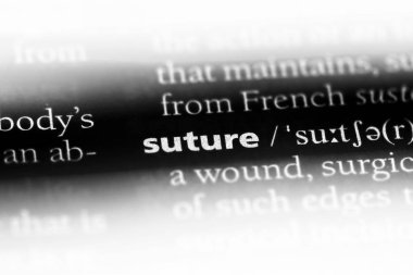 dikiş Word'de bir sözlük. dikiş kavramı.