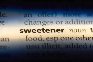 tatlandırıcı Word'de bir sözlük. tatlandırıcı kavramı.