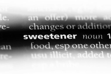 tatlandırıcı Word'de bir sözlük. tatlandırıcı kavramı.
