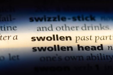 bir sözlüğü'ndeki şişmiş sözcüğü. şişmiş kavramı.