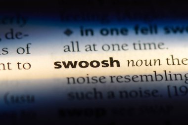 bir sözlüğü'ndeki sözcüğü uçabiliyor. kavram swoosh.