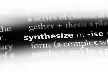 Word'de bir sözlük sentez. kavram sentez.