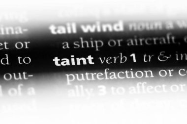 bir sözlüğü'ndeki sözcüğü kusur. kusur kavramı.