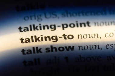 bir sözlüğü'ndeki sözcüğü konuşuyordum. kavramı için konuşuyor.