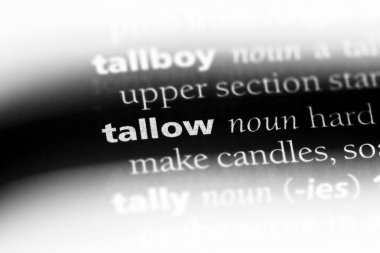 bir sözlüğü'ndeki sözcüğü loj. Don yağı kavramı.