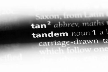 Tandem Word'de bir sözlük. Tandem kavramı.