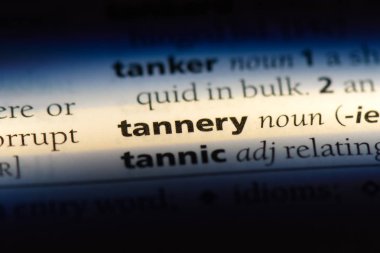 Tabakhane Word'de bir sözlük. Tabakhane kavramı.