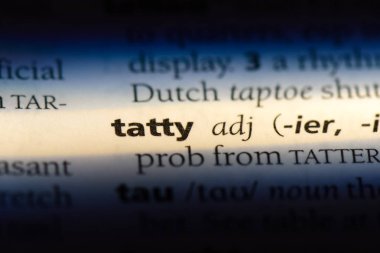 yırtık pırtık tek kelimeyle bir sözlük. yırtık pırtık kavramı.