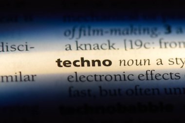 techno Word'de bir sözlük. techno kavramı.