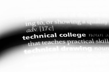 Teknik üniversite Word'de bir sözlük. Teknik üniversite kavramı.