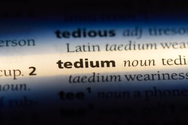 bezginlik Word'de bir sözlük. bezginlik kavramı.