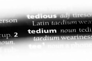 bezginlik Word'de bir sözlük. bezginlik kavramı.