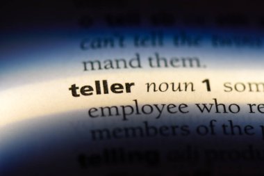 Teller Word'de bir sözlük. Teller kavramı.