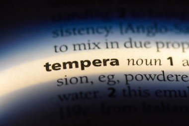 karıştırılmış Word'de bir sözlük. karıştırılmış kavramı.